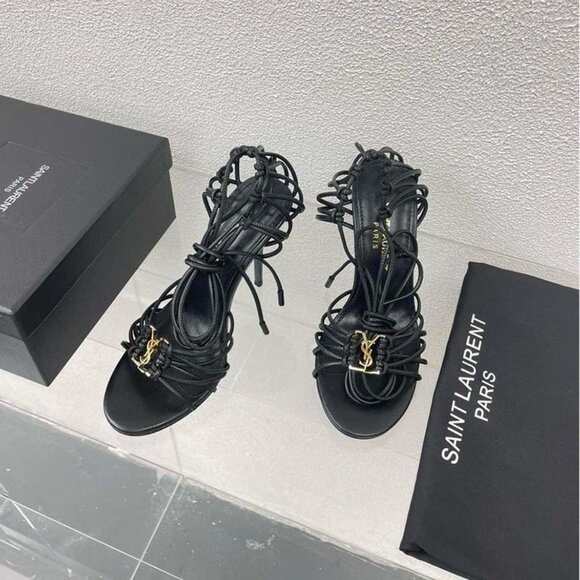 Saint Laurent Black High Heels - Picture 5 of 8